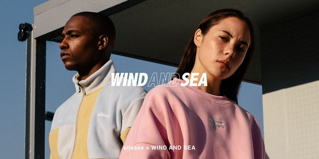 WIND AND SEA × ellesse フリースジャケット ウィンダンシー-